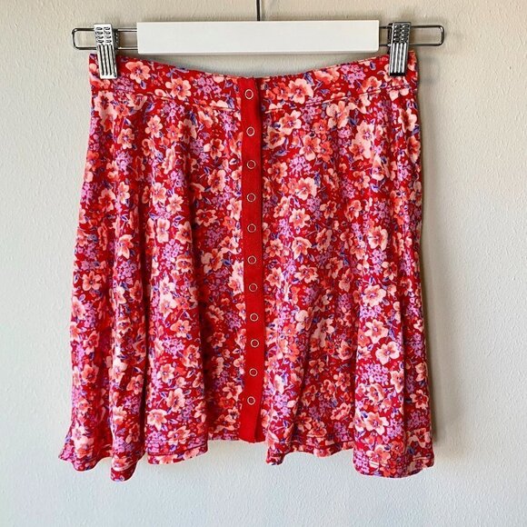 Urban Outfitters Kimchi Blue Floral Skirt M - Picture 1 of 8